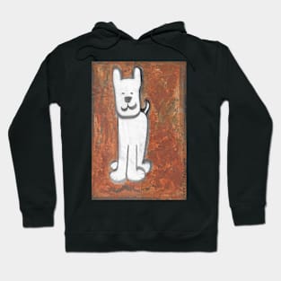 white dog - 1 Hoodie